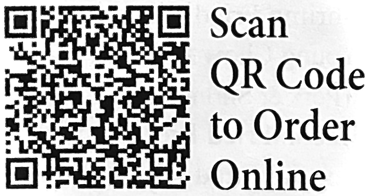 Scan QR code to order Yummy Garden online